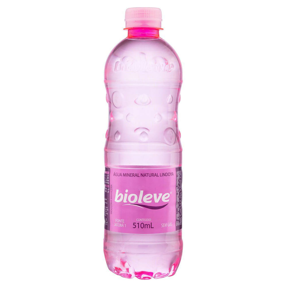 Água Mineral com 12 Unidades de 510ML Rosa Bioleve
