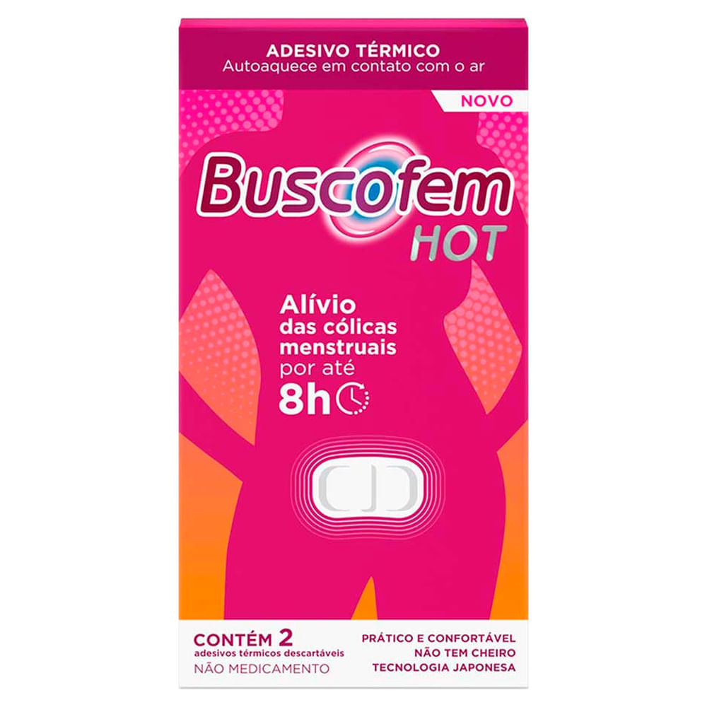 Buscofem Hot 2 Adesivos