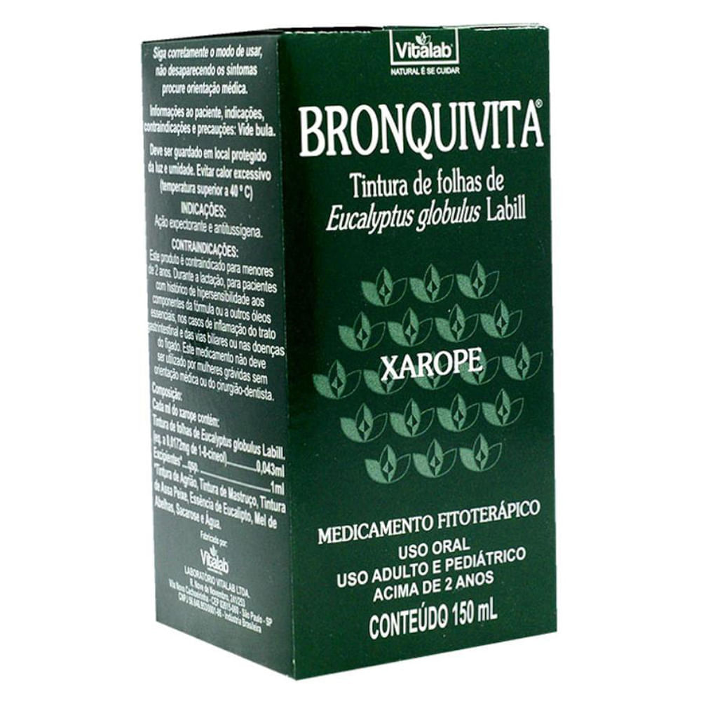 Xarope Bronquivita 150ml - Vitalab