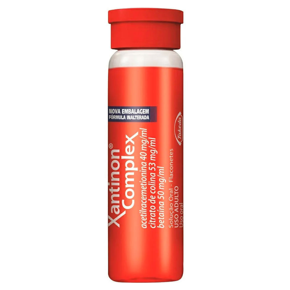 Xantinon Complex União Química | Com 1 Flaconetes