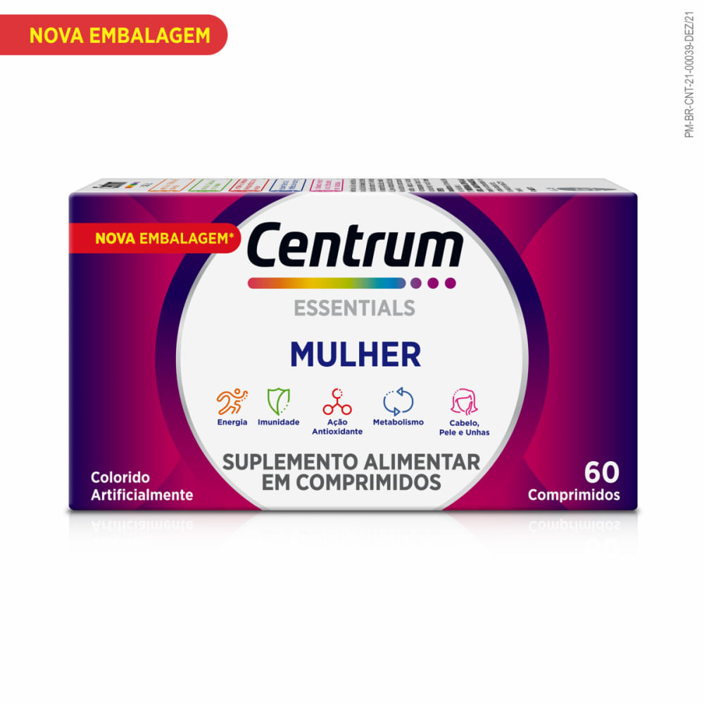 Centrum Essentials Mulher 60 Comprimidos Em Oferta - Farmadelivery