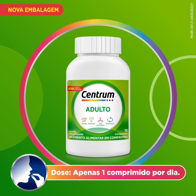 Centrum Adulto 150 Comprimidos Em Oferta - Farmadelivery