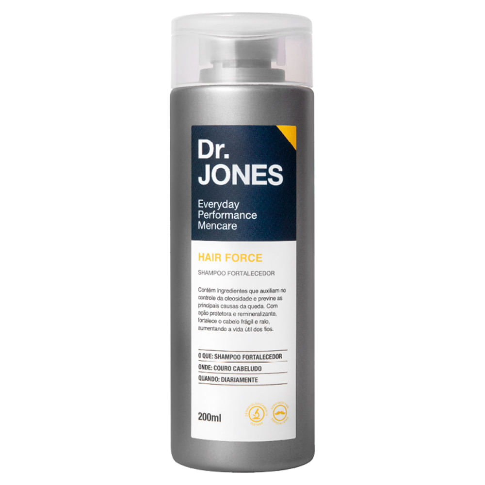Shampoo Fortalecedor Dr. Jones Hair Force 200ml