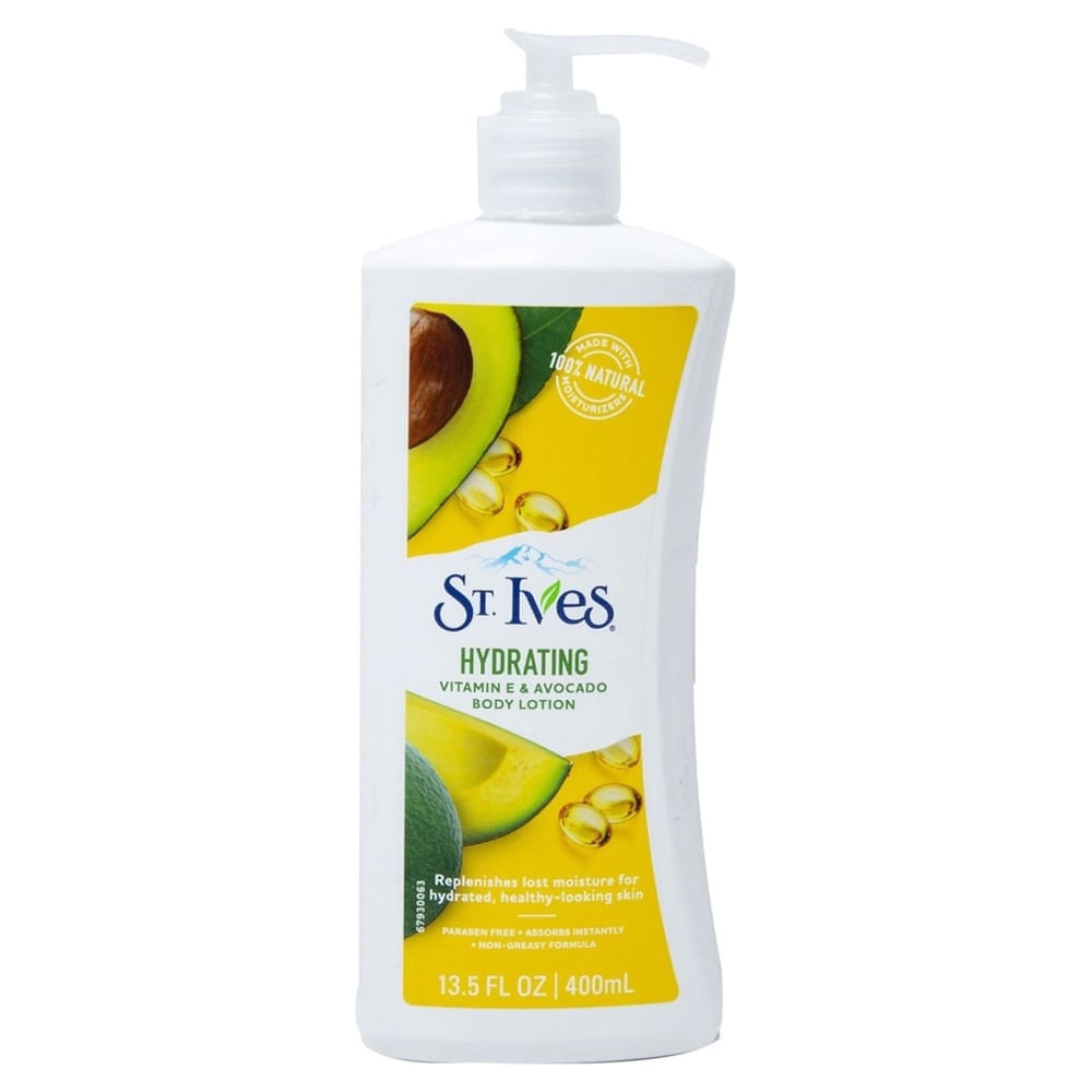 Loção Hidratante Corporal St Ives Abacate E Vitamina E 400ml