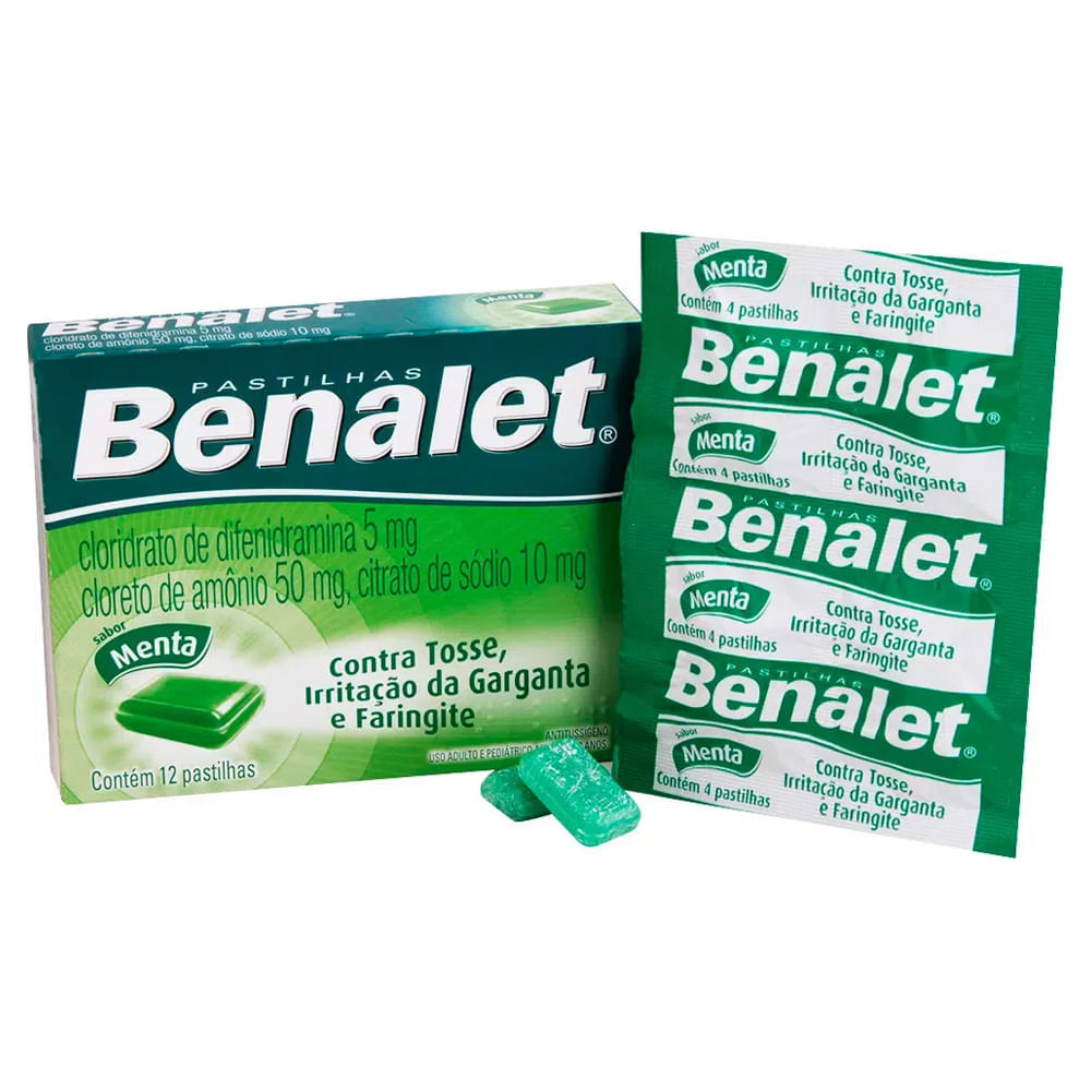 Benalet Johnson Menta | Com 4 Pastilhas
