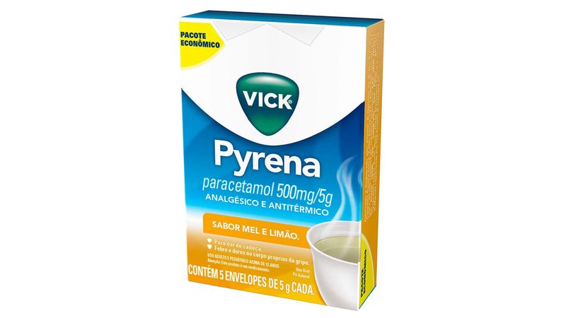 Vick Pyrena Ch Mel e Lim o 5 sach s 5g cada em Oferta Farmadelivery