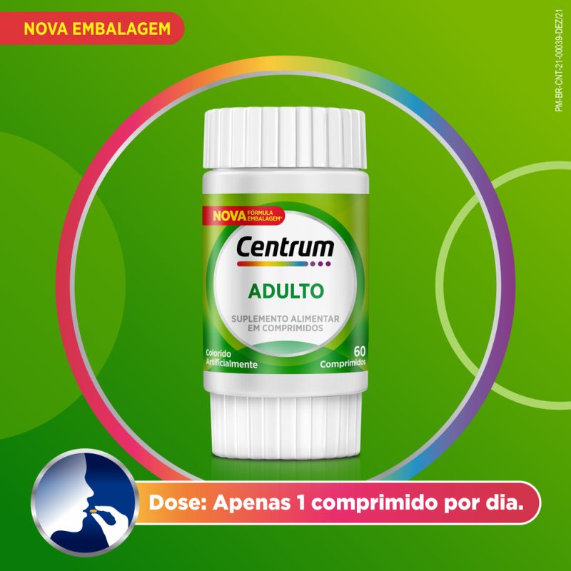 Centrum Adulto 60 Comprimidos Em Oferta - Farmadelivery