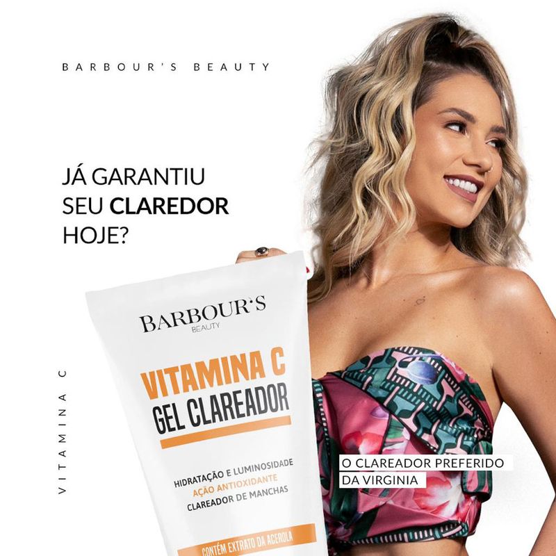 Gel Clareador Barbours Beauty Vitamina C 100ml em Oferta Farmadelivery
