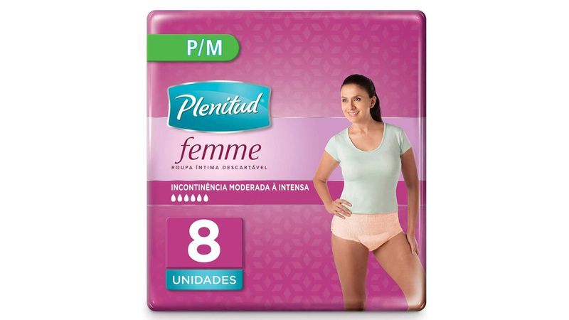 Roupa Intina Descartável Plenitud Femme – Calcinha Absorvente