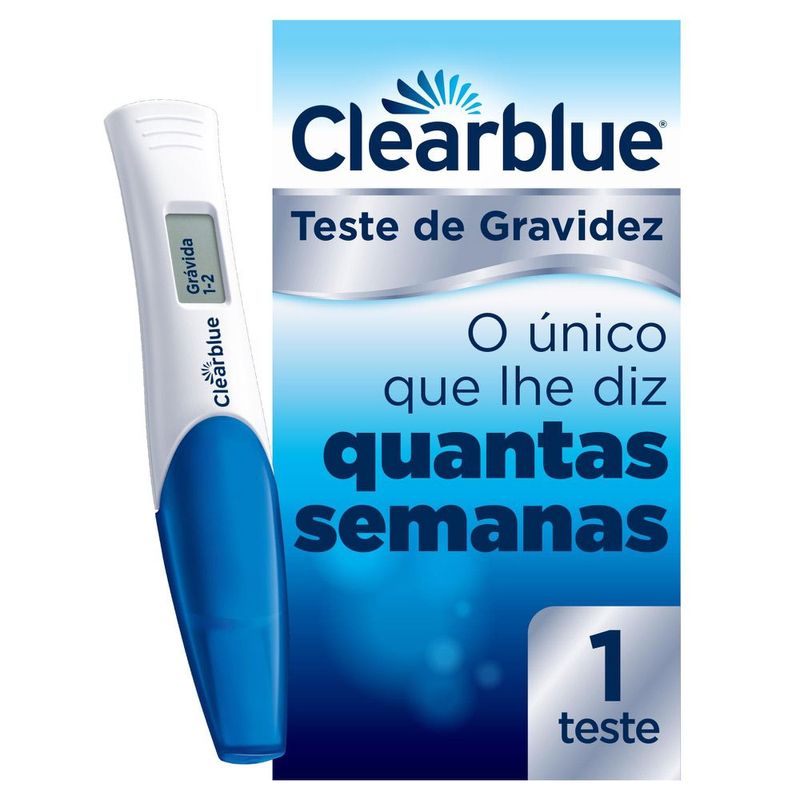 Teste De Gravidez Clearblue Indicador De Semanas 1 Unidade Em Oferta Farmadelivery 