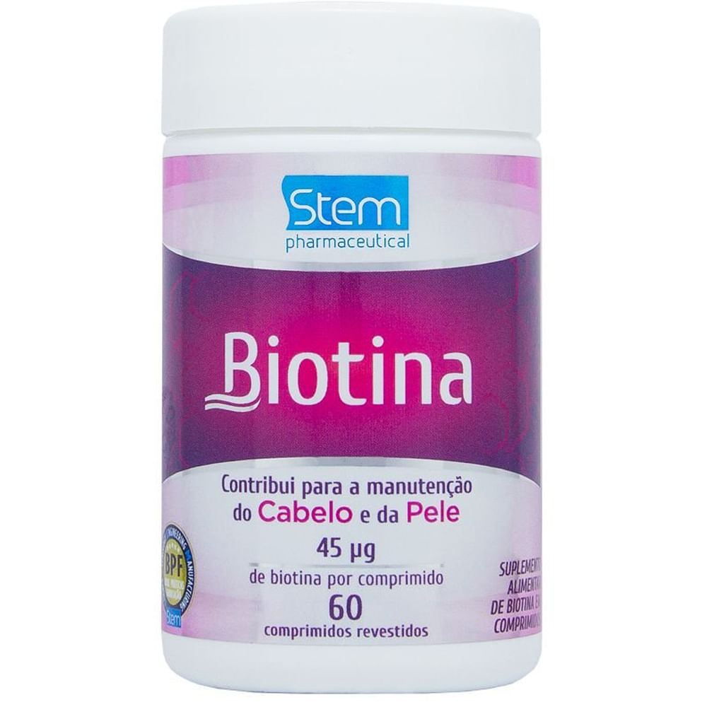 Biotina Stem 60 Comprimidos Em Oferta - Farmadelivery