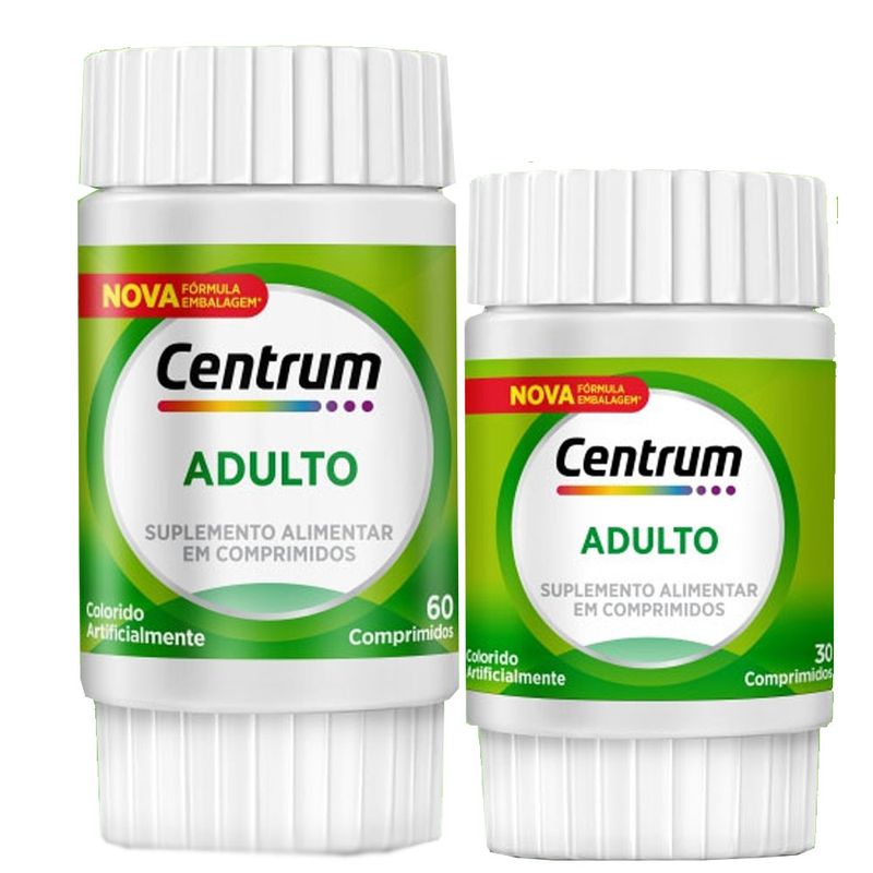 Kit Centrum Adulto 60 + 30 Comprimidos Em Oferta - Farmadelivery