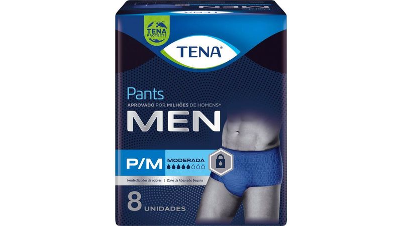Roupa Intíma Tena Pants Plus Size Pacote C/8 Unidades – JN Fraldas