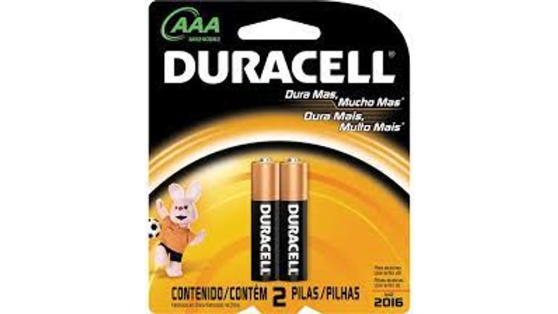 Pilha Duracell Alcalina AA Recarregávelc/ 2 Unidades