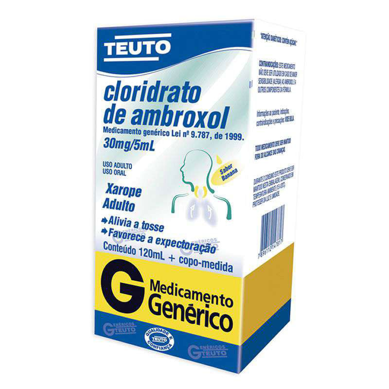 Ambroxol Teuto Xarope Infantil 120ml - drogariacatarinense