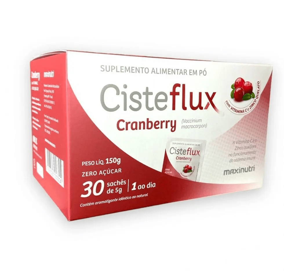 Suplementos Blumenau - Suplementos Alimentares - Cisteflux Cranberry 500mg  (30caps) MaxiNutri