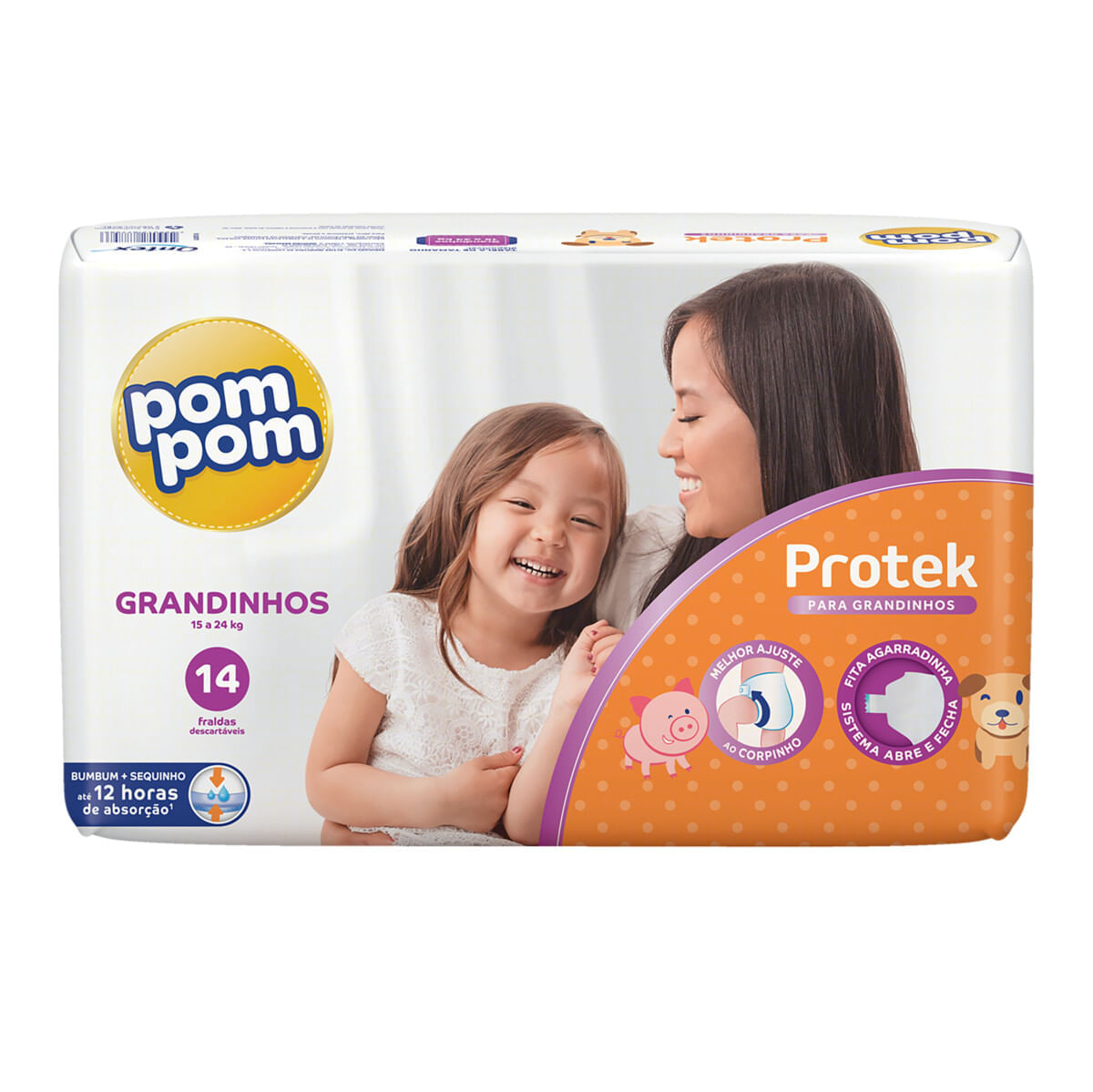 Fralda Pampers Pants Ajuste Total M 20 Unidades - Promofarma