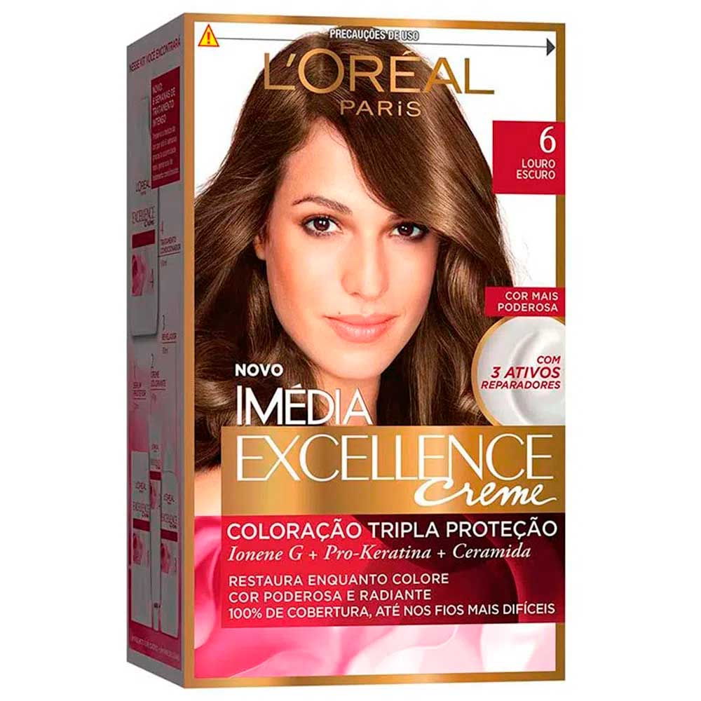 Preços baixos em Cabelo Loiro Escuro L'Oréal DIA Richesse Cremes de Cor