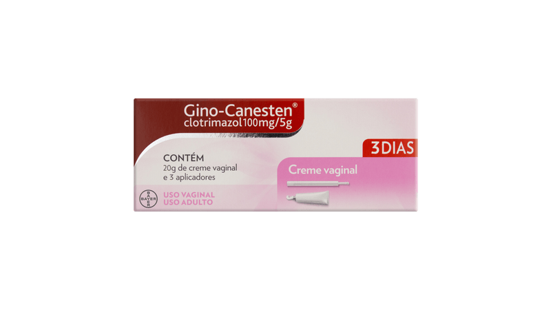 Comprar Gino-Canesten Creme Vaginal 20g Com 3 Aplicadores