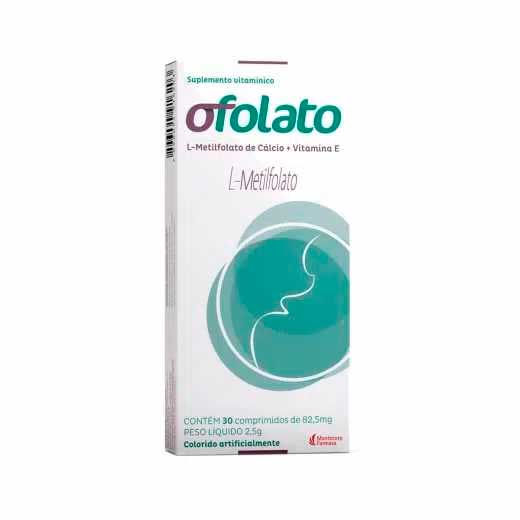 Drogaria São Lucas - Ofolato L-metilfolato de Calcio é o metabólito ativo  do ácido fólico e a vitamina B9 que desempenha várias ações no nosso corpo.  Ofalato fornece por porção indicada 100%