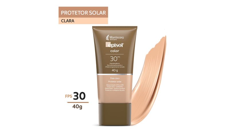 Protetor Solar FPS 70 Pele Extra Clara Mantecorp Skincare Episol