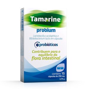 Probiótico Tamarine Probium 15 Cápsulas