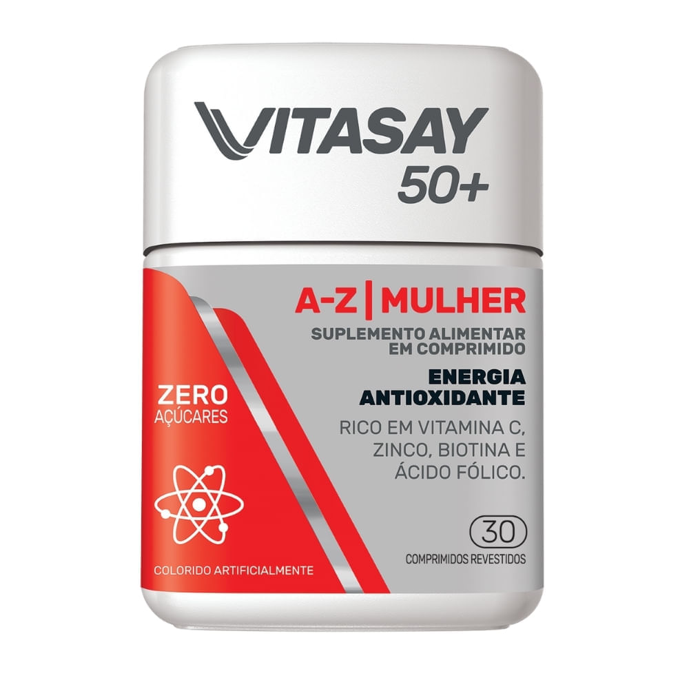 Suplemento Alimentar Vitasay Energia A-Z 30 Comprimidos