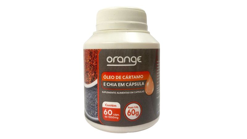 Óleo de Cártamo e Chia Cart Chia - Tiaraju - 60+10 Cápsulas de