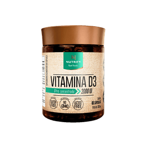 Vitamina D3 2000UI Nutrify 60 Cápsulas