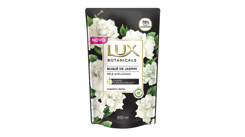 Sabonete Liquido Lux Botanicals Jasmin Refil 200Ml - Farmadelivery