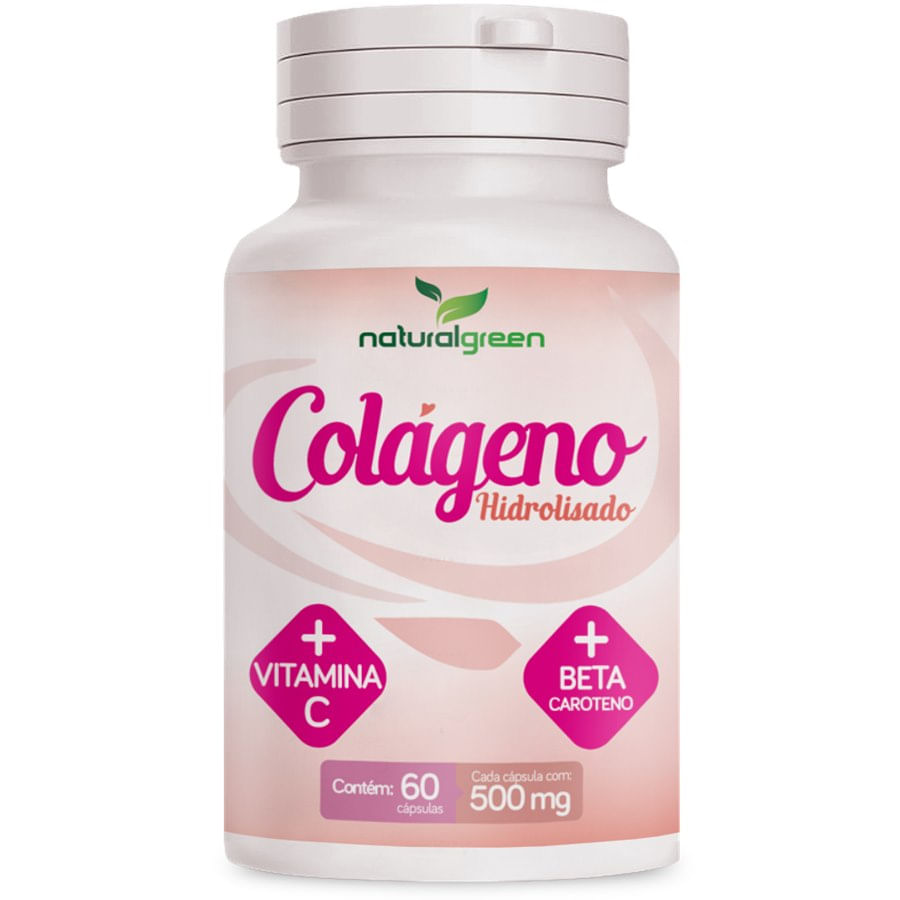 COLÁGENO + VITAMINA C + BETACAROTENO NATURALGREEN 60 CÁPSULAS -  Farmadelivery