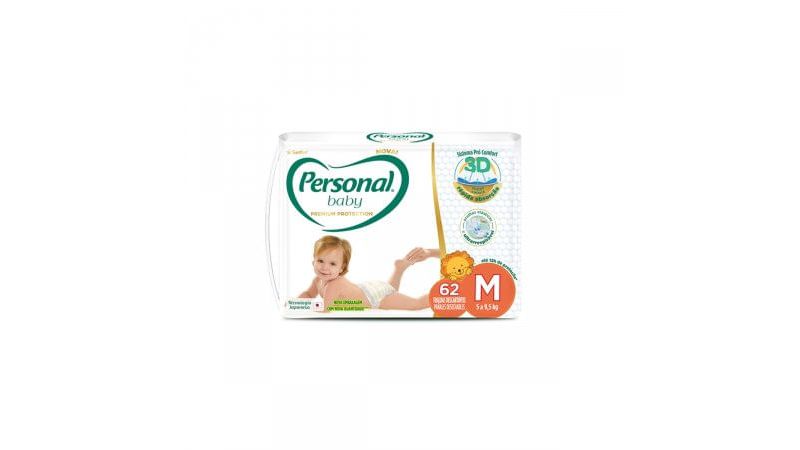 Fralda Infantil Personal Baby Premium Protection G C/56 - Promofarma