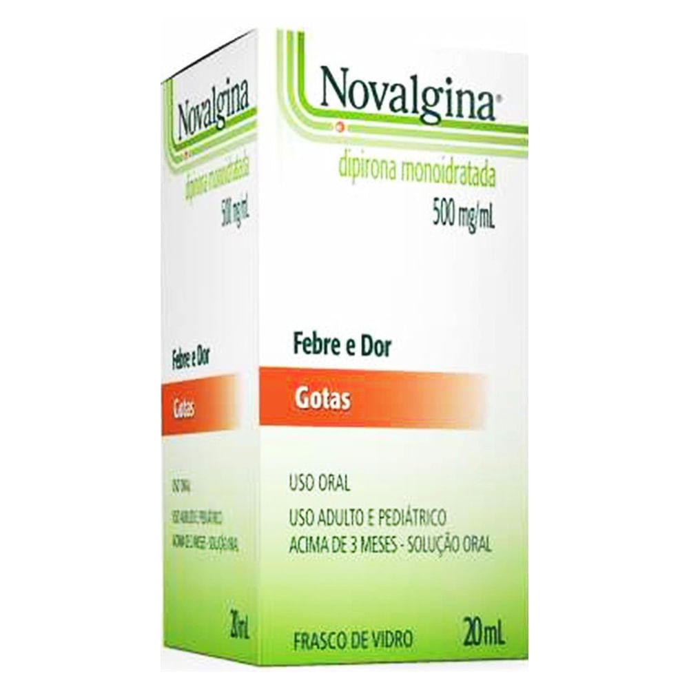 Novalgina Sanofi Gotas 20ml - Farmadelivery