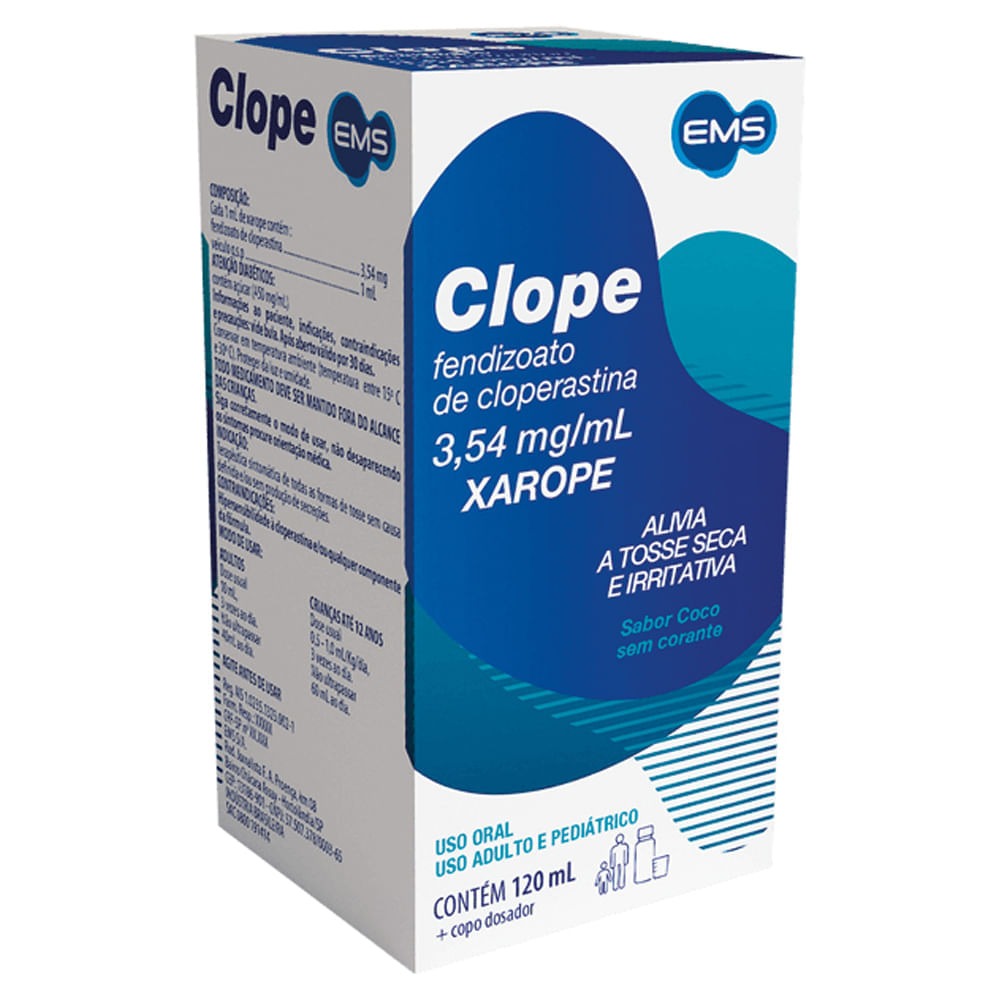 Clope Xarope 120ml - Promofarma