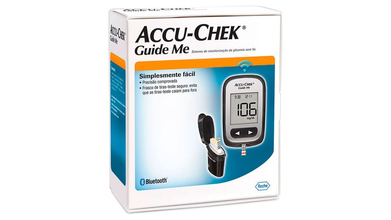 Kit Medidor de Glicose Accu-Chek Guide Me - CIRURGICA ZONA SUL ONLINE