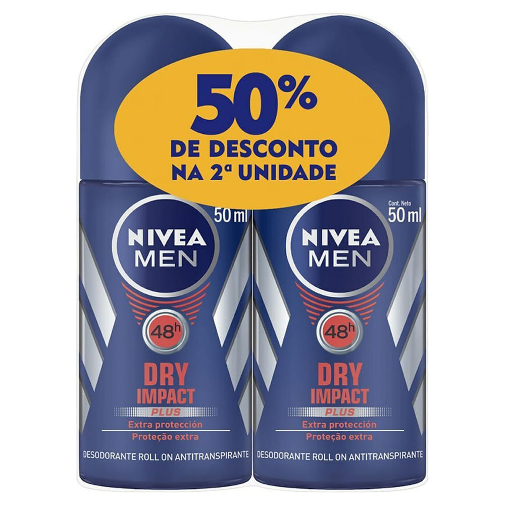 Desodorante Roll-On Nivea Dry Comfort Plus 50ml